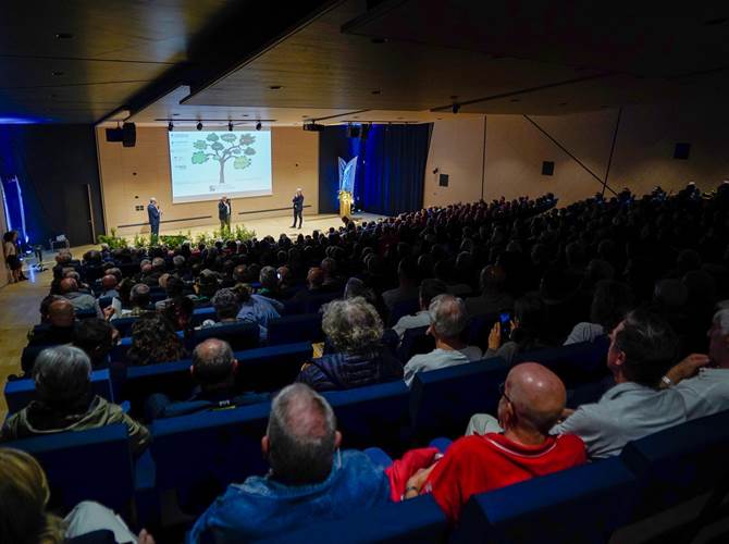 L'auditorium gremito
