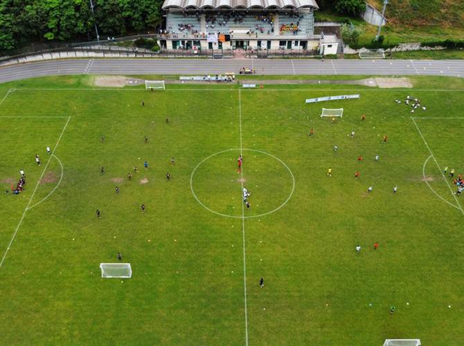 Panoramica del terreno di gioco che ha ospitato il torneo