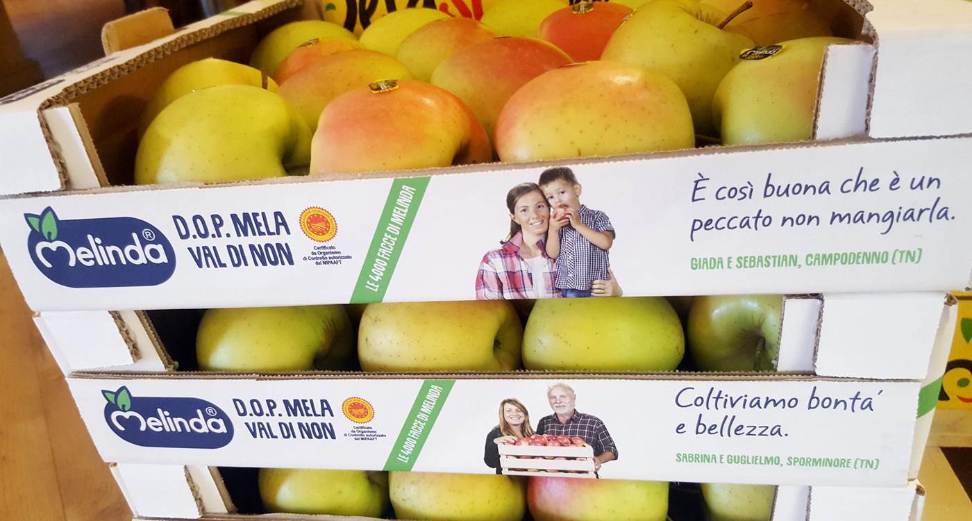 Saranno 4.000.000 le confezioni con i volti dei soci del Consorzio, che ogni giorno coltivano la terra con passione, rispetto e dedizione, protagonisti dei packaging delle mele dal bollino blu, a garanzia della qualità, unicità e trasparenza di Melinda.