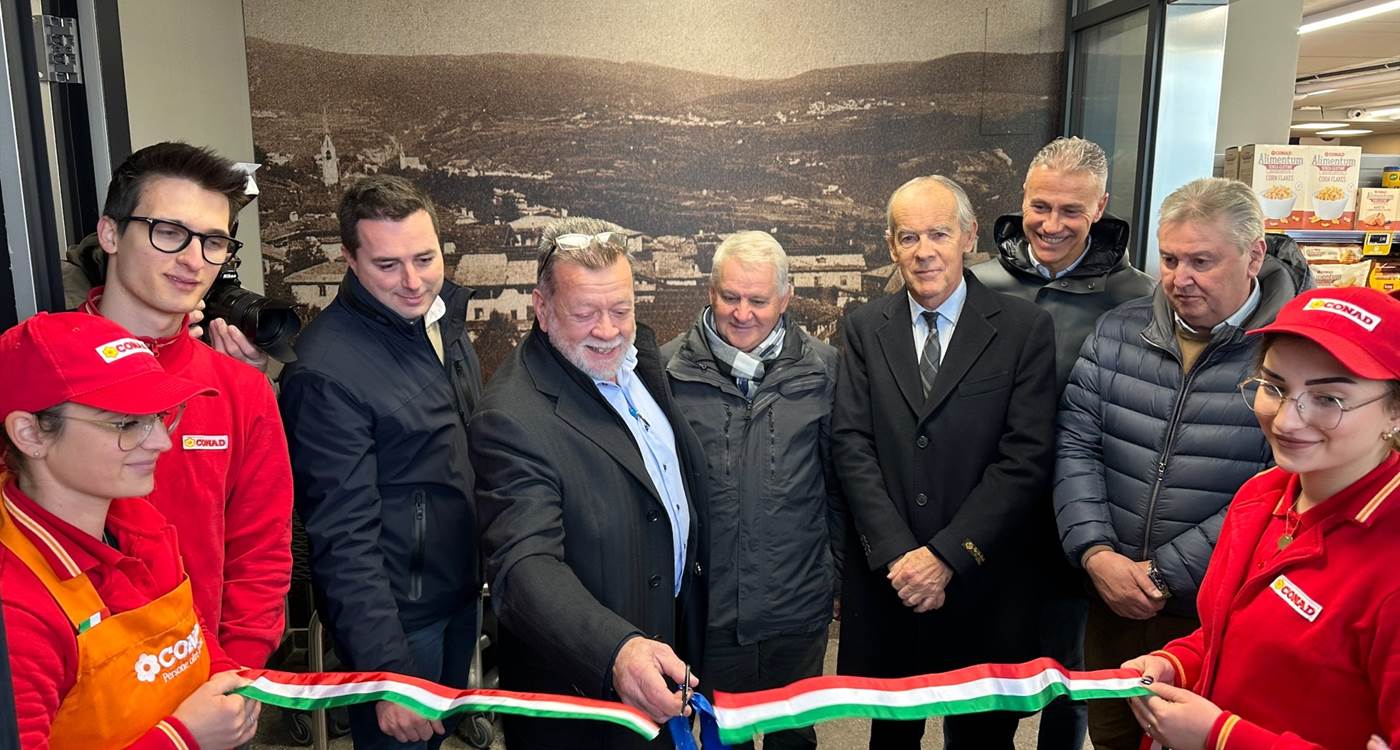 Il presidente Berti inaugura il punto vendita