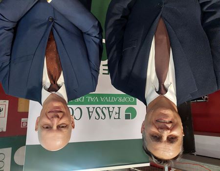 Da sinistra Luca Giongo e Norbert Bernard