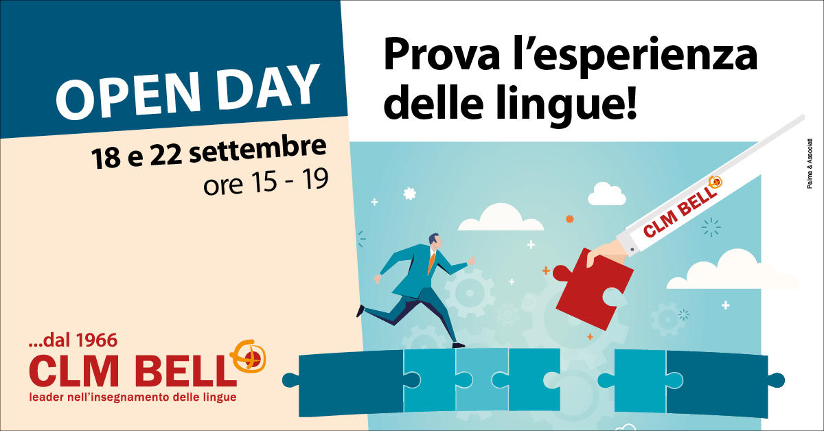 Sabato pomeriggio dalle 15 alle 19, Clm Bell offre la possibilità di testare gratuitamente il proprio livello di conoscenza delle lingue straniere. E poi lezioni di gruppo per bambini, laboratorio di ascolto e tanto altro. Appuntamento presso la sede di Via Pozzo, 30. 