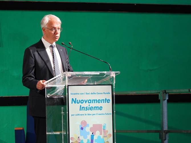 Arnaldo Dandrea, presidente Cassa Rurale Valsugana e Tesino