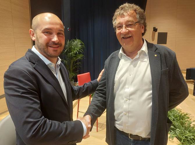 Da sinistra Zanella e Cescato