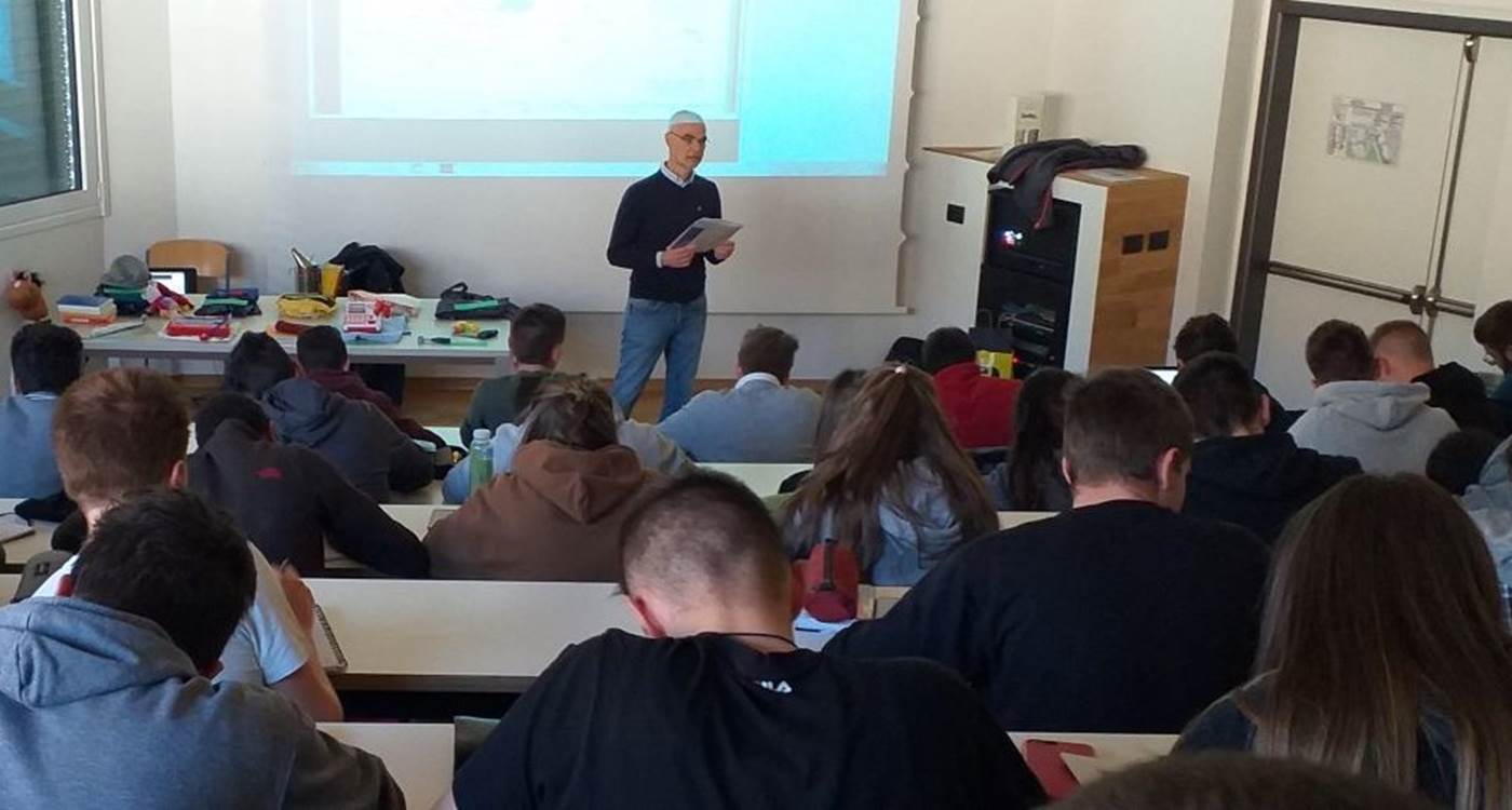 Paolo Segnana durante il suo intervento