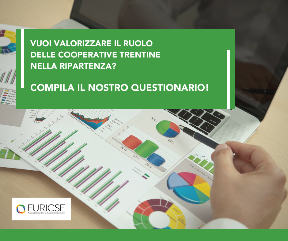 Rapporto sulla cooperazione trentina, Euricse invia il questionario a 300 coop L’appello dei ricercatori: serve la maggior adesione possibile per avere dati utili a programmare la ripartenza.