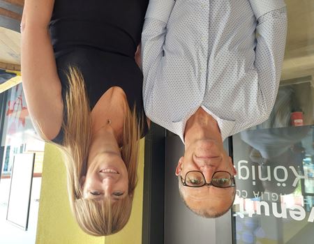 Da sinistra direttore Comper e presidente de Vescovi