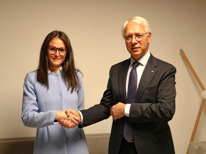 Da sinistra Greta Boso e Arnaldo Dandrea