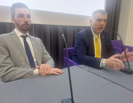 Da sinistra Marchiori e Preghenella