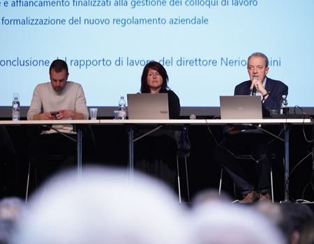 Un momento dell'assemblea
