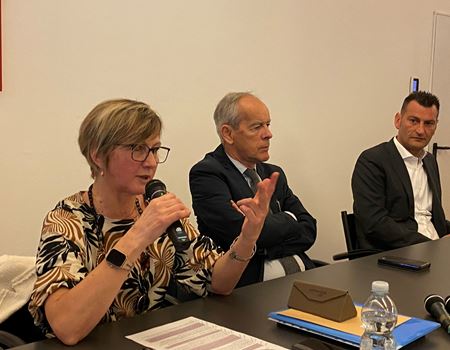 Da sinistra Dal Sasso, Simoni, Bernardi