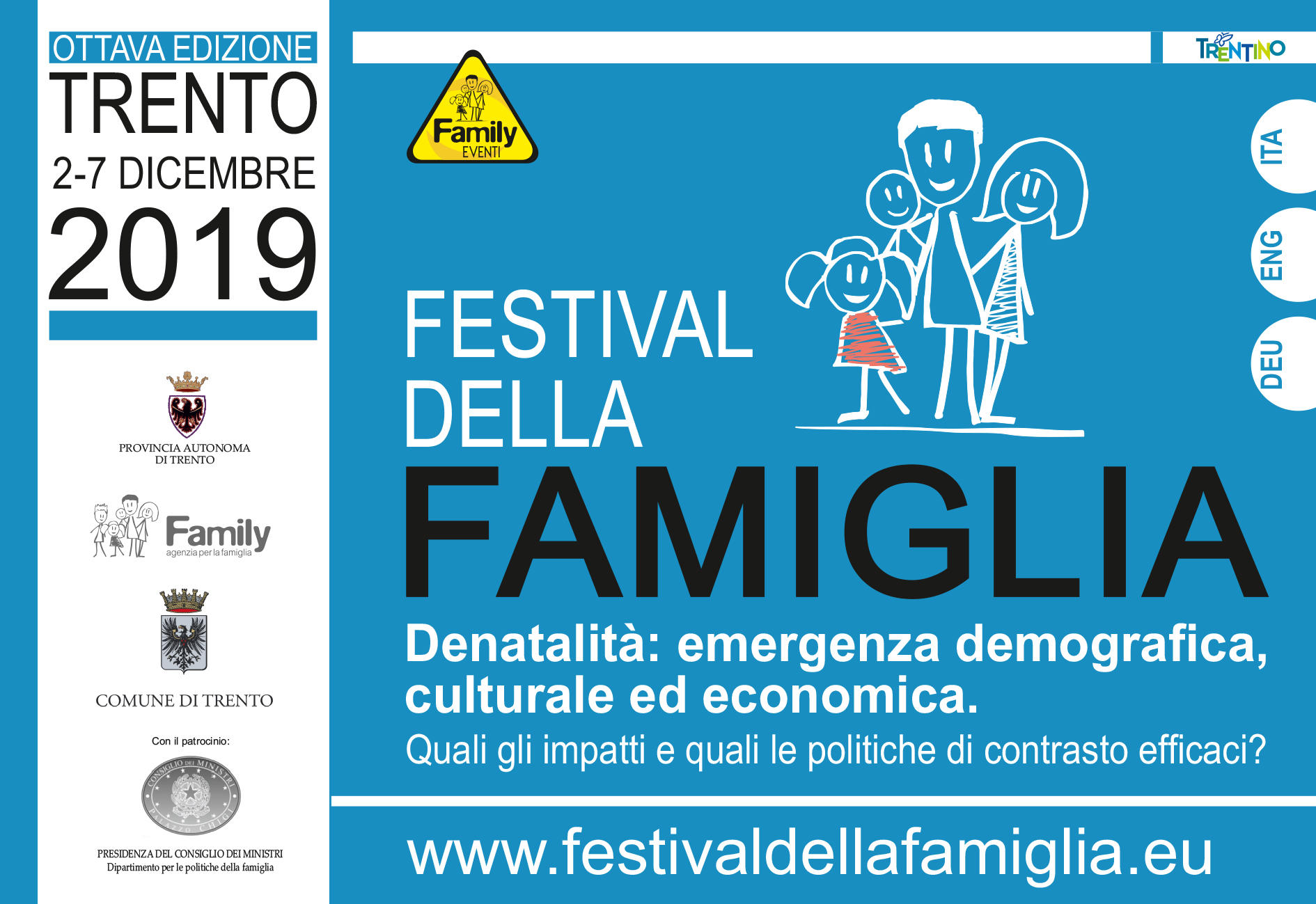 In occasione del Festival della famiglia   il 4 dicembre - dalle 9 alle ore 13 - la Fondazione Franco Demarchi   ha organizzato l'incontro &quot;Il mio super-papà!&quot; - Modelli culturali e pari opportunità per i padri al lavoro, durante il quale sarà lanciato lo spot &quot;PapaJob&quot; e verranno presentati gli esiti dell'omonimo progetto, realizzato dalla Fondazione Demarchi in collaborazione con l'associazione Donne in cooperazione. 