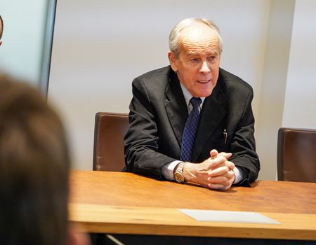 Il presidente Roberto Simoni
