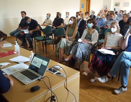 Un momento dell'assemblea