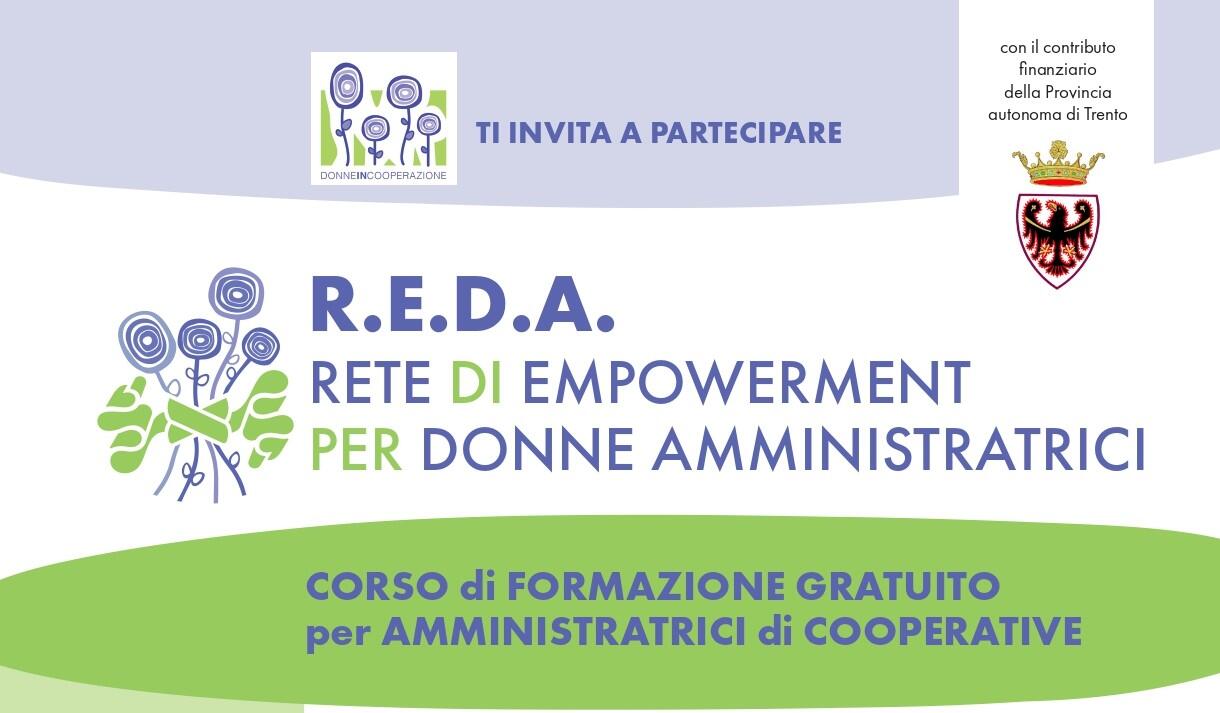 Reda, il progetto che favorisce la crescita della rappresentanza femminile L’organizza l’associazione Donne in Cooperazione ed è rivolto alle amministratrici di cooperative.