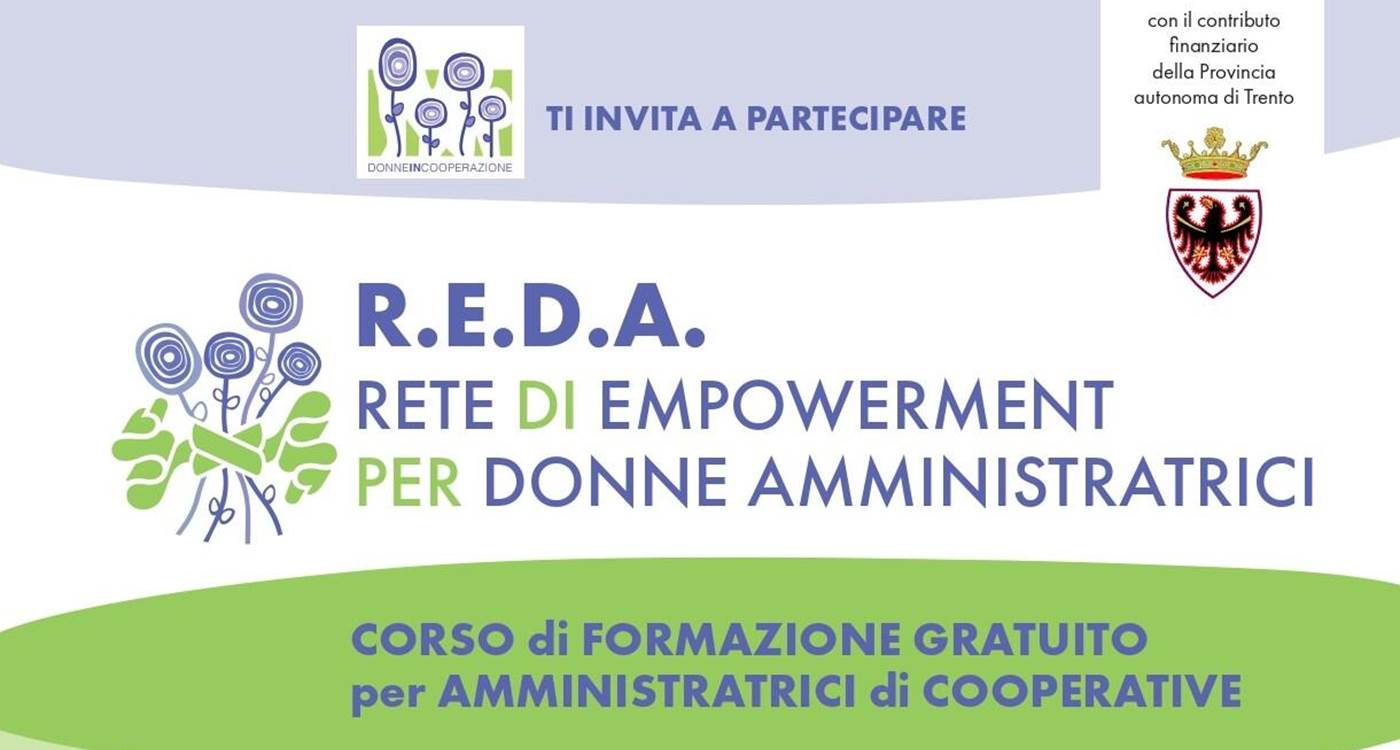 L’organizza l’associazione Donne in Cooperazione ed è rivolto alle amministratrici di cooperative. 