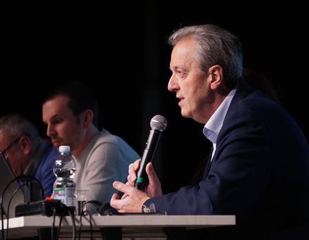 Il presidente Gianni Mottes