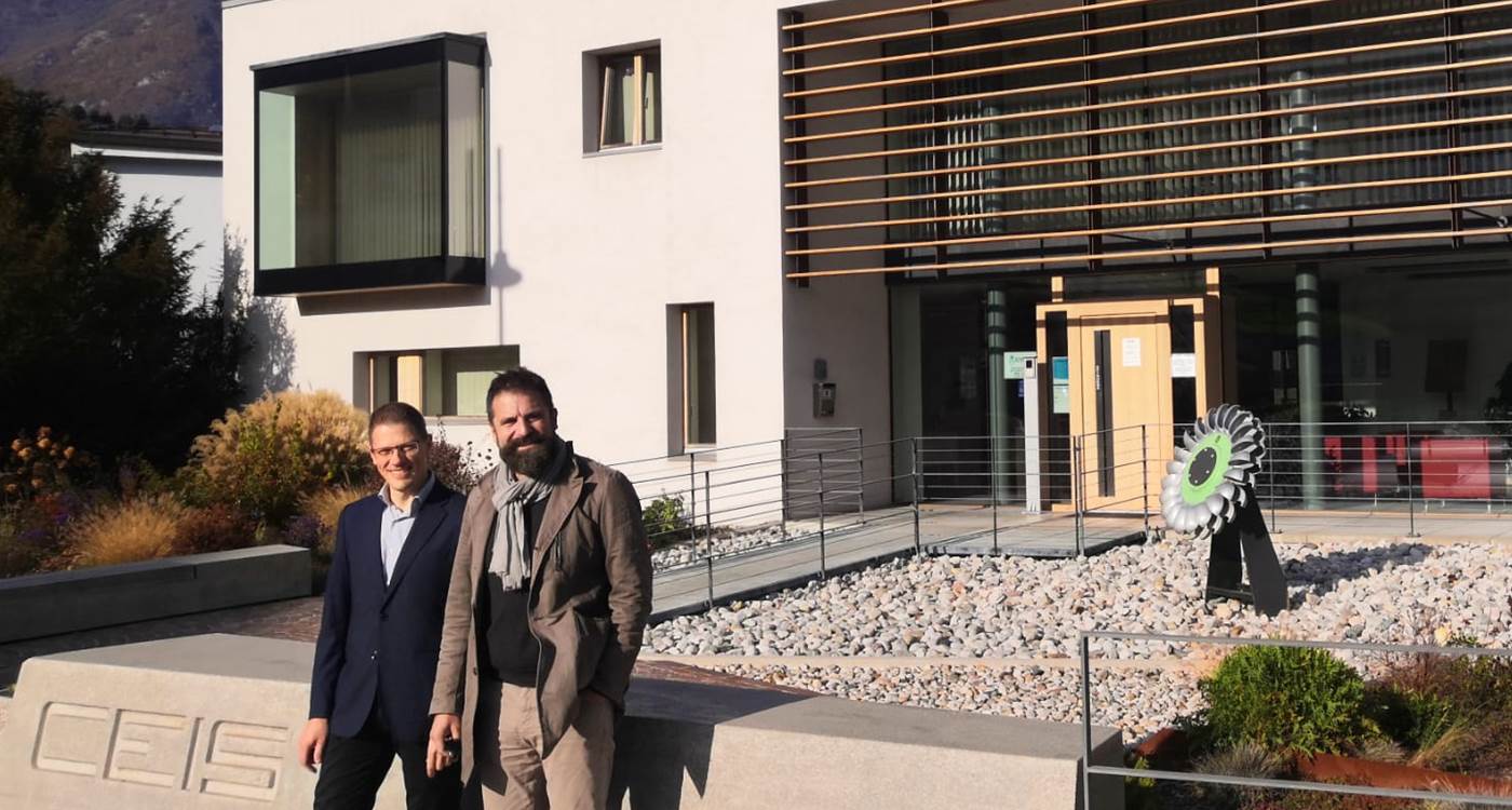 Dino Vaia, Gianluca Schiavi presso la sede del CEIS