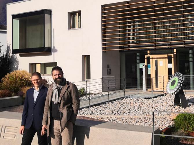 Dino Vaia, Gianluca Schiavi presso la sede del CEIS