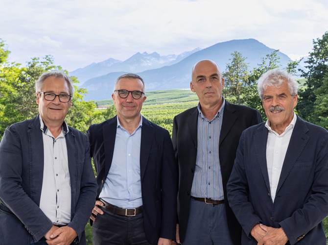(da sx) Ernesto SEPPI, Luca ZAGLIO, Rodolfo BROCHETTI, Ennio MAGNANI