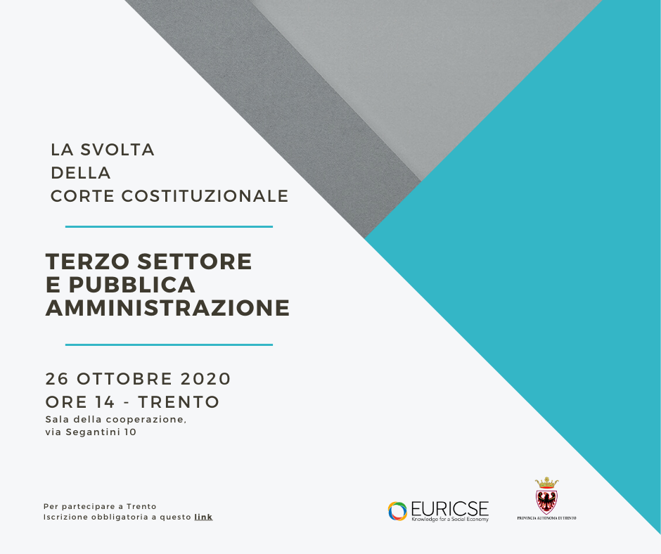 Terzo settore e pubblica amministrazione La svolta della Corte Costituzionale.