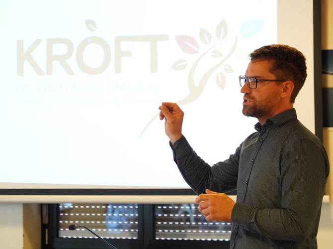 Stefano Moltrer, presidente cooperativa Kroft