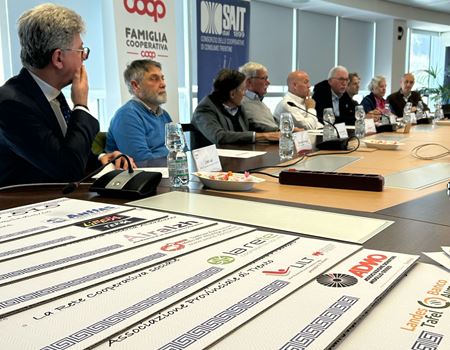 Un momento della conferenza stampa