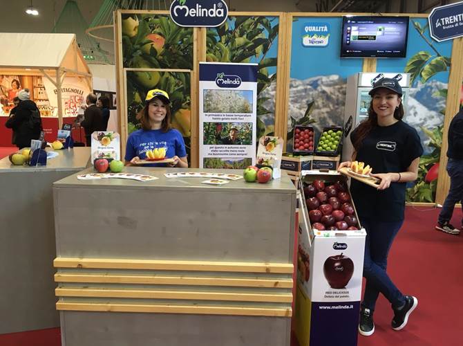 Melinda e la Trentina rinnovano l'appuntamento con l'Artigiano in Fiera I Consorzi frutta Melinda e LaTrentina saranno presenti anche quest’anno a L’Artigiano in Fiera, la manifestazione dedicata all’artigianato con espositori provenienti da ogni parte del mondo, che si terrà dal 1° al 9 dicembre presso Fieramilano (Rho-Pero), dalle 10:00 alle 22:00. La partecipazione delle due Organizzazioni di Produttori  è ormai una tradizione, così come la posizione all’interno dell’area dedicata ai prodotti trentini coordinata da Trentino Marketing.