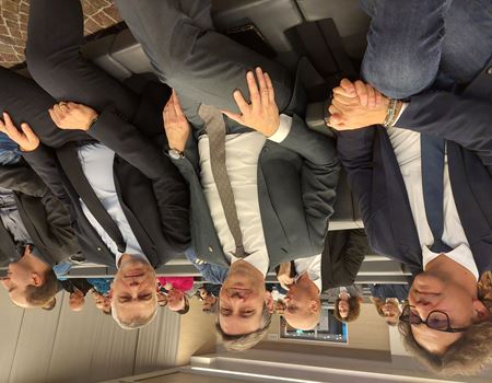 Da destra Preghenella Spinelli Basso