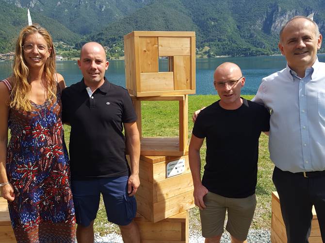 Da sinistra Anna Gnuffi Cesare Rosa Giovanni Rosa Marco Baruzzi