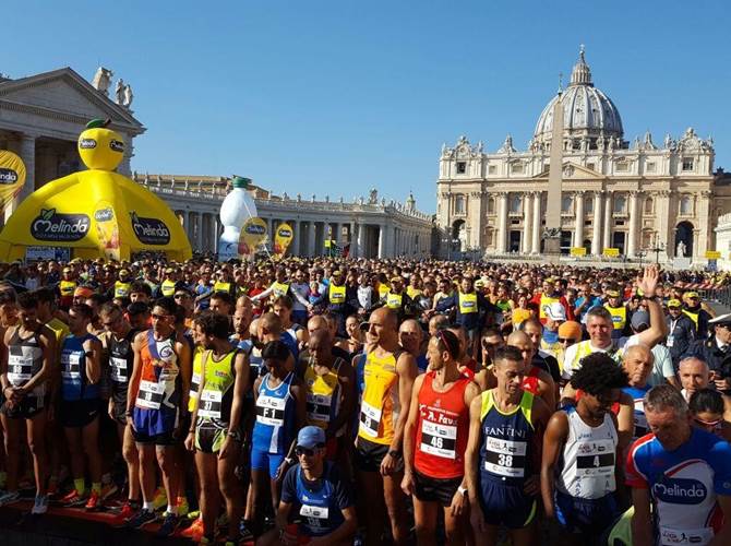 Melinda alla Corsa dei Santi, un legame naturale per una buona causa Immancabile la delegazione trentina ai blocchi di partenza.