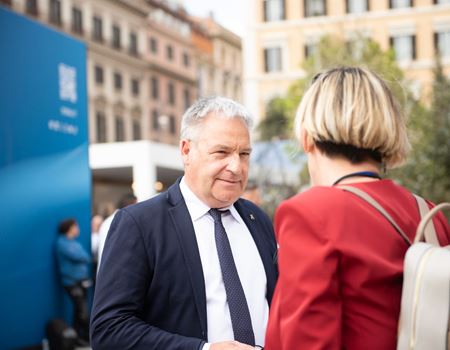 Il presidente di Melinda, Ernesto Seppi