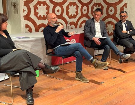 Da sinistra Milena Rizzardi, Marco Dalla Torre, Maurizio Bertolla e Davide Tabarelli