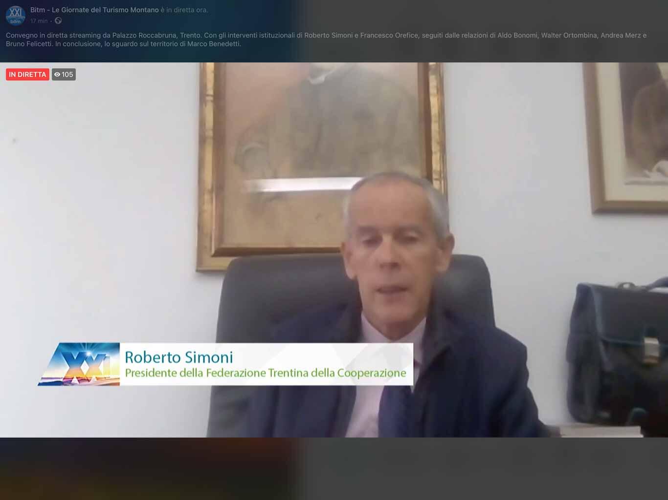Turismo montano, la sfida dei territori. Reti fisiche e digitali rilanciano anche i piccoli centri Le nuove tecnologie aiutano a comunicare, e una solida rete fisica di cooperative aiuta la relazione e favorisce la vivibilità anche nei piccoli centri.Il presidente della Cooperazione Trentina, Roberto Simoni, ha partecipato al convegno su “Località turistiche e nuove tecnologie” nell’ambito della ventunesima Borsa del Turismo Montano che si sta tenendo a Trento.E-commerce e smartworking, le nuove frontiere.