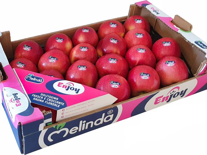 Melinda Enjoy®: primi riscontri eccellenti per la  Sta conquistando tutti sia per il suo gusto inconfondibile che per la sua nuova immagine.