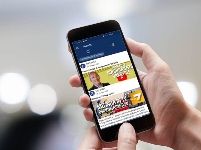 Melindapp: comunicazione interna, semplice e rapida Sono oltre 2.800 i soci del Consorzio che hanno scaricato la nuova MelindApp.