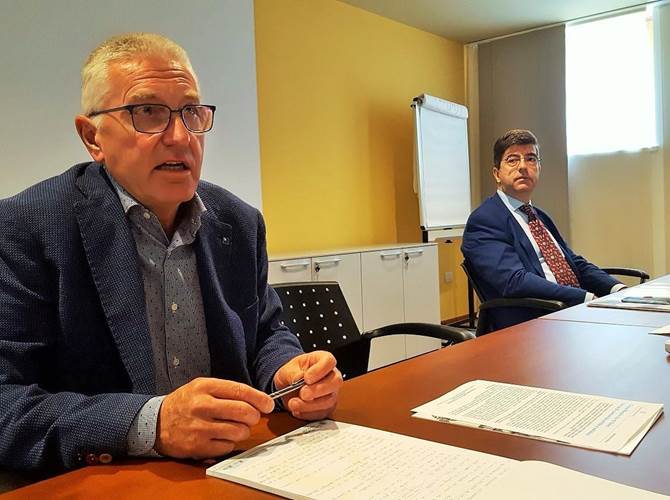 Da sinistra Claudio Valorz e Marco Costanzi