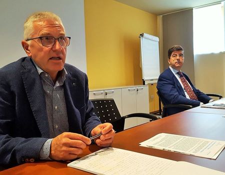 Da sinistra il presidente Claudio Valorz e il direttore Marco Costanzi