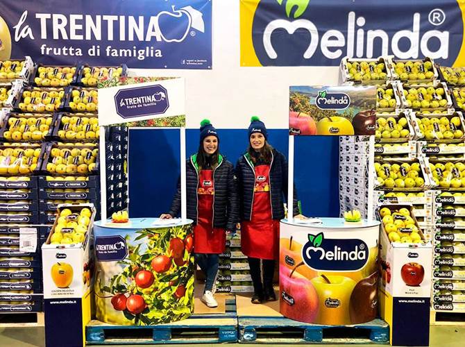 Melinda punta sulla Spagna, mercato in costante crescita Per la prima volta nella sua storia, la mela dal bollino blu è protagonista di una campagna pubblicitaria in onda fino al 28 aprile sulle principali Tv nazionali spagnole. Dedicato al trade un primo progetto rivolto alle “fruterías”, nuovi ambasciatori del brand.