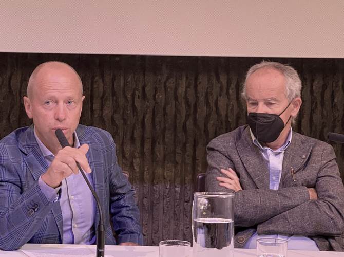 Da sinistra Michele Odorizzi e Roberto Simoni