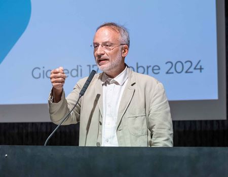 Stefano Mancuso durante il suo intervento
