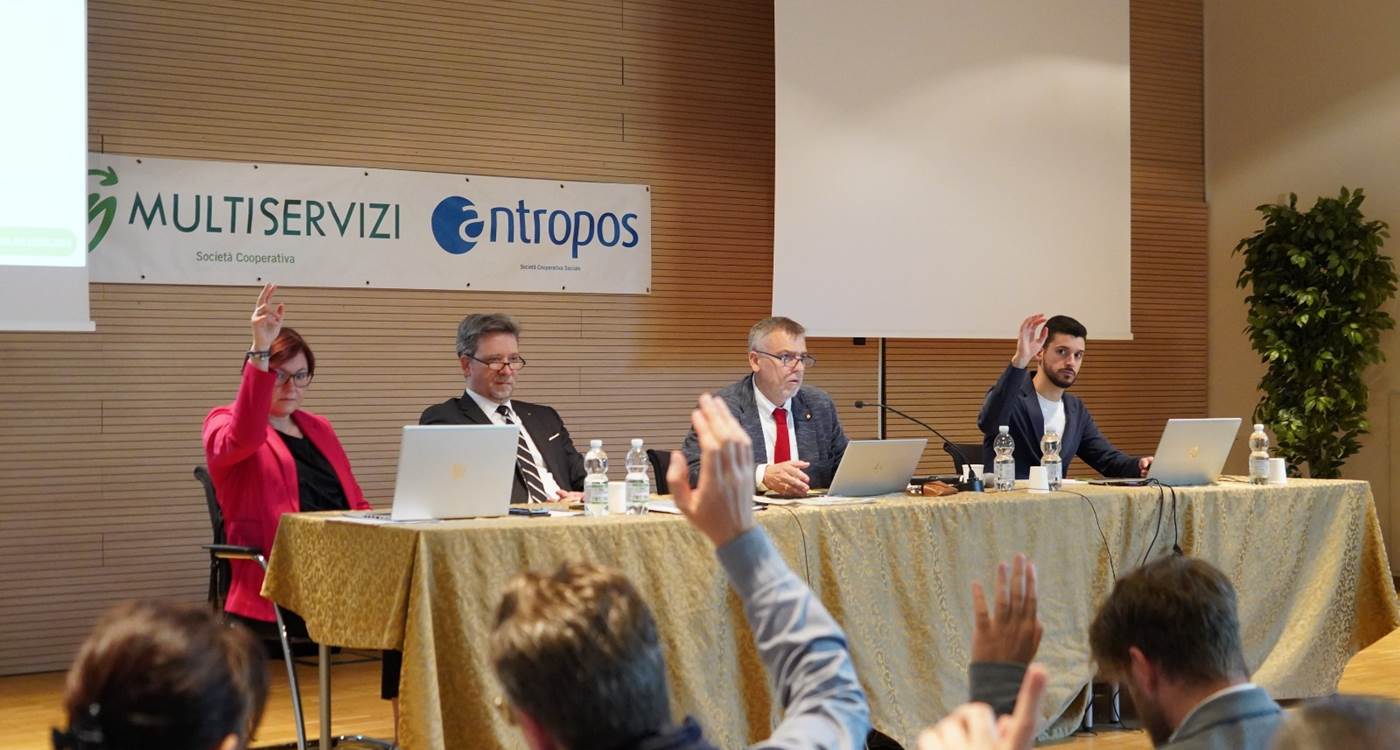 Un momento dell'assemblea