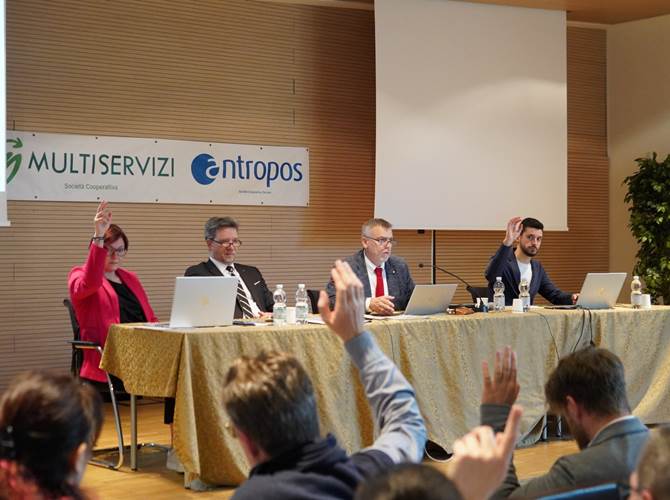 Un momento dell'assemblea