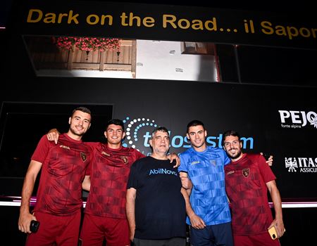 Giocatori del Torino e vertici di AbilNova