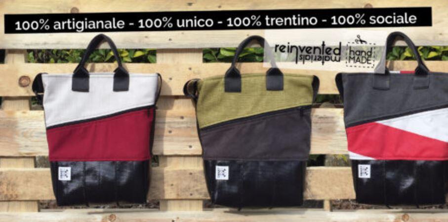 Smart, zaini, borse e accessori per un Natale 100% sociale La cooperativa propone i suoi prodotti artigianali, unici, trentini e sociali nati dal riutilizzo delle manichette antincendio dismesse in un laboratorio dove donne e ragazze hanno avviato un percorso di riscatto personale e sociale.