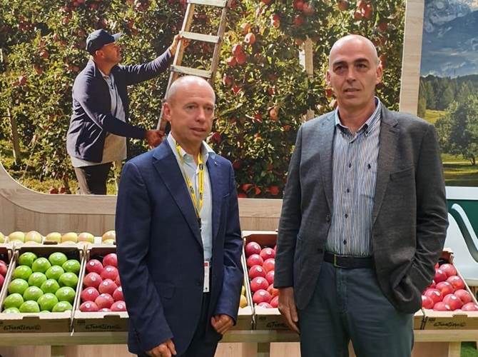 La Trentina e Melinda: l'intesa prosegue con successo L’alleanza tra i due produttori, a un biennio dalla firma, si conferma essere una scelta vincente per valorizzare il reciproco know-how e tutelare la qualità della frutticoltura trentina.