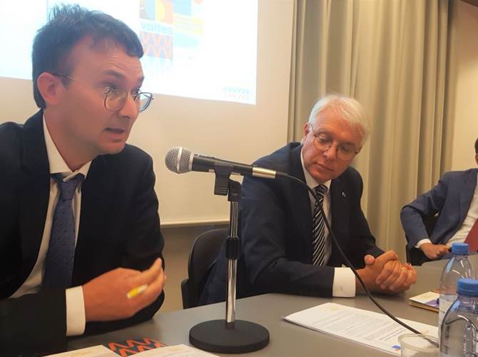 Da sinistra Modena, Dandrea, Gonzo