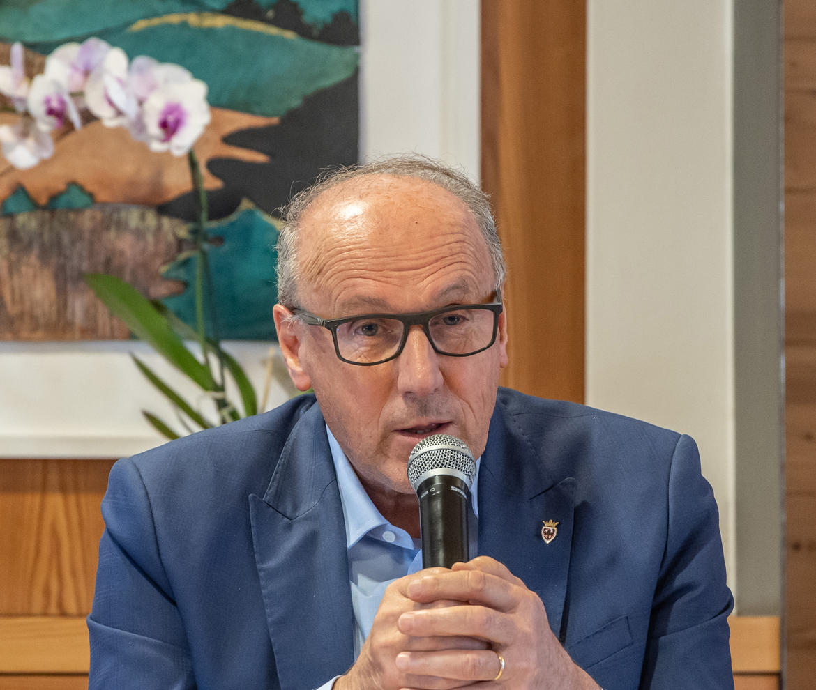 L'assessore Mario Tonina