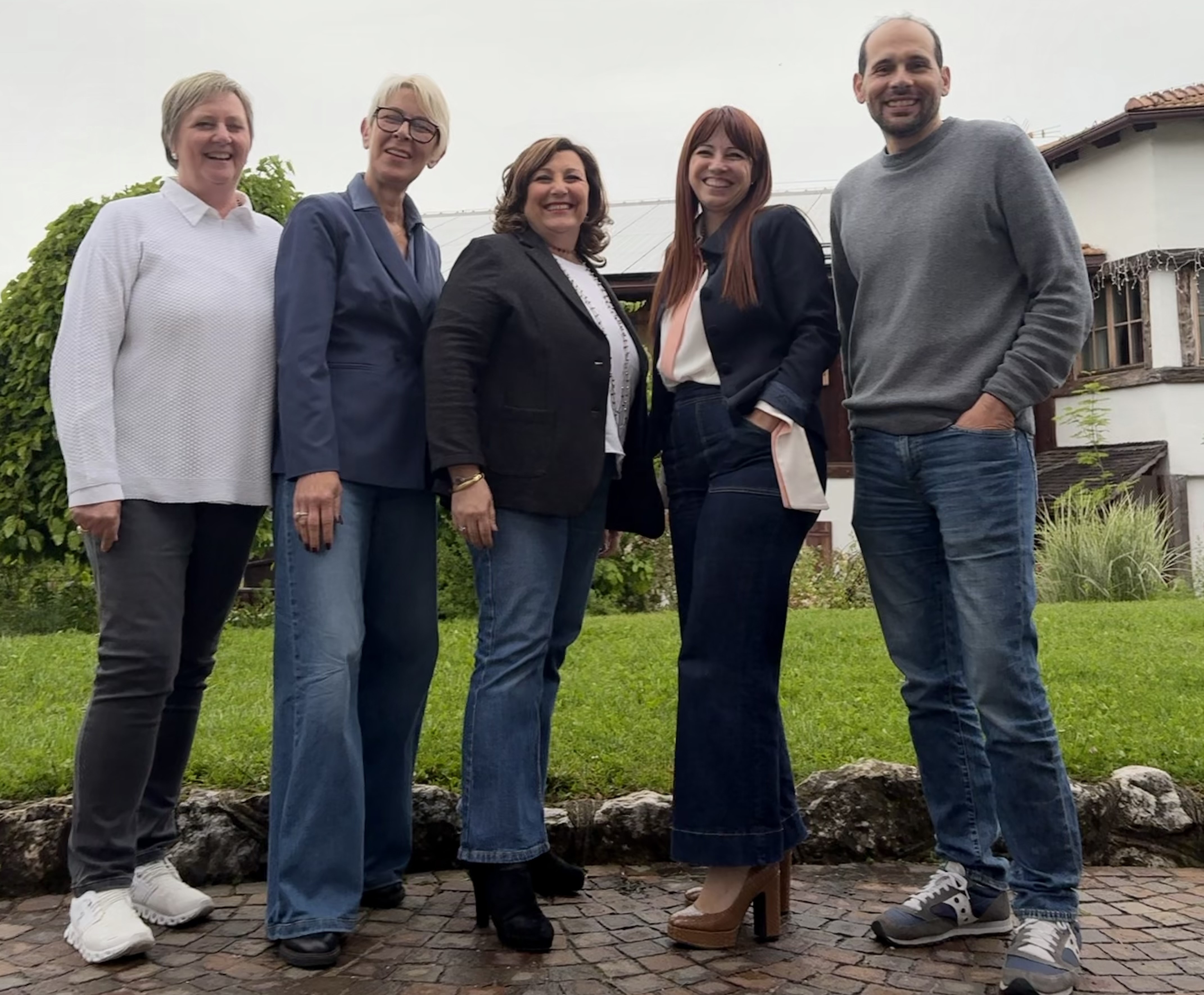 Da sinistra Sandra Cappello, Silvia De Vogli, Silvana Buono, Francesca Gennai, Mattia Garibaldi