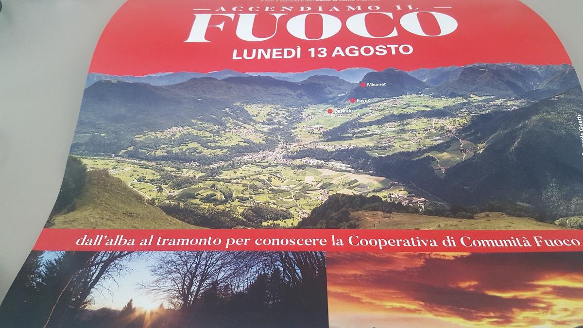 La prima cooperativa di comunità del Trentino nasce nelle Giudicarie e si chiama “Fuoco”, con l’obiettivo di fare decollare un modello di turismo rispettoso della natura, del territorio e a contatto con la popolazione residente e le sue attività produttive.Lunedì 13 la presentazione alla comunità.